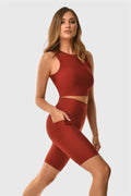 Дамско спортно бюстие Carla Claret Red SS3795-09
