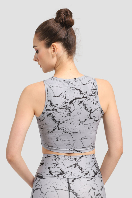 Спортно бюстие MARBLE GREY
