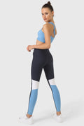 Спортно бюстие с кръстосан гръб CROSS BLUE