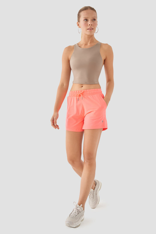 Дамски къси мрежести шорти SISI NEON PINK