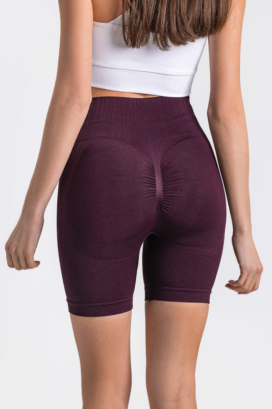 Къс безшевен спортен Scrunch Bum клин с повдигащ и оформящ ефект ELISA DAMSON