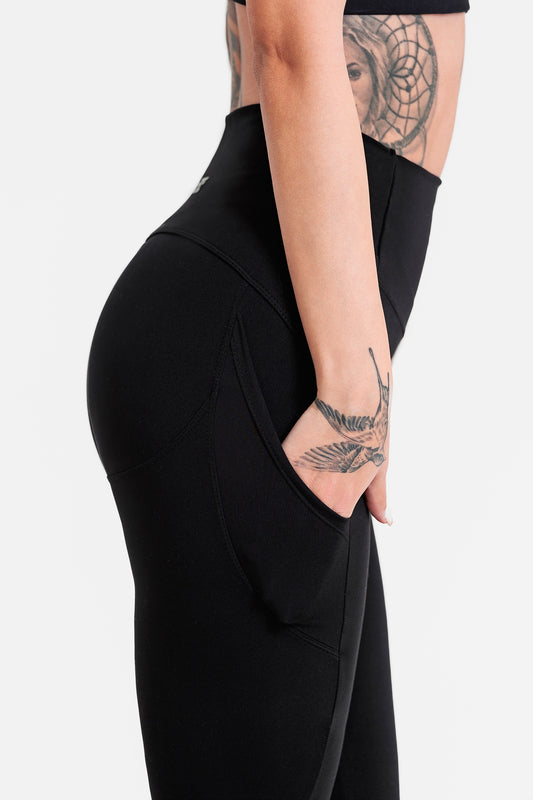 Клин с висока талия и повдигащ ефект и джобове VILI