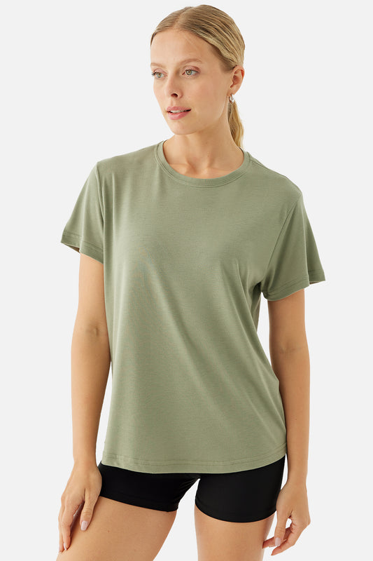 Спортна премиум тениска SOPHIA KHAKI