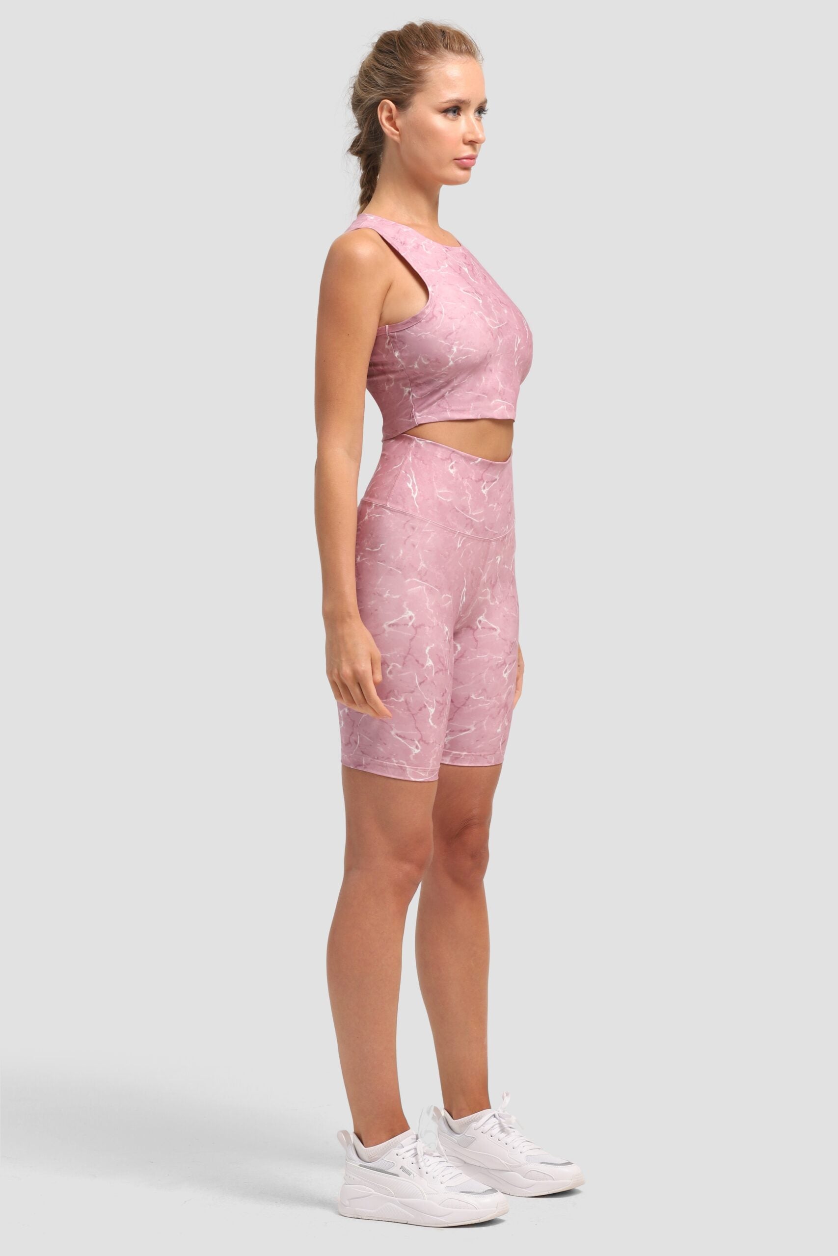 Спортно бюстие MARBLE PINK
