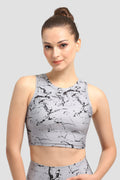 Спортно бюстие MARBLE GREY