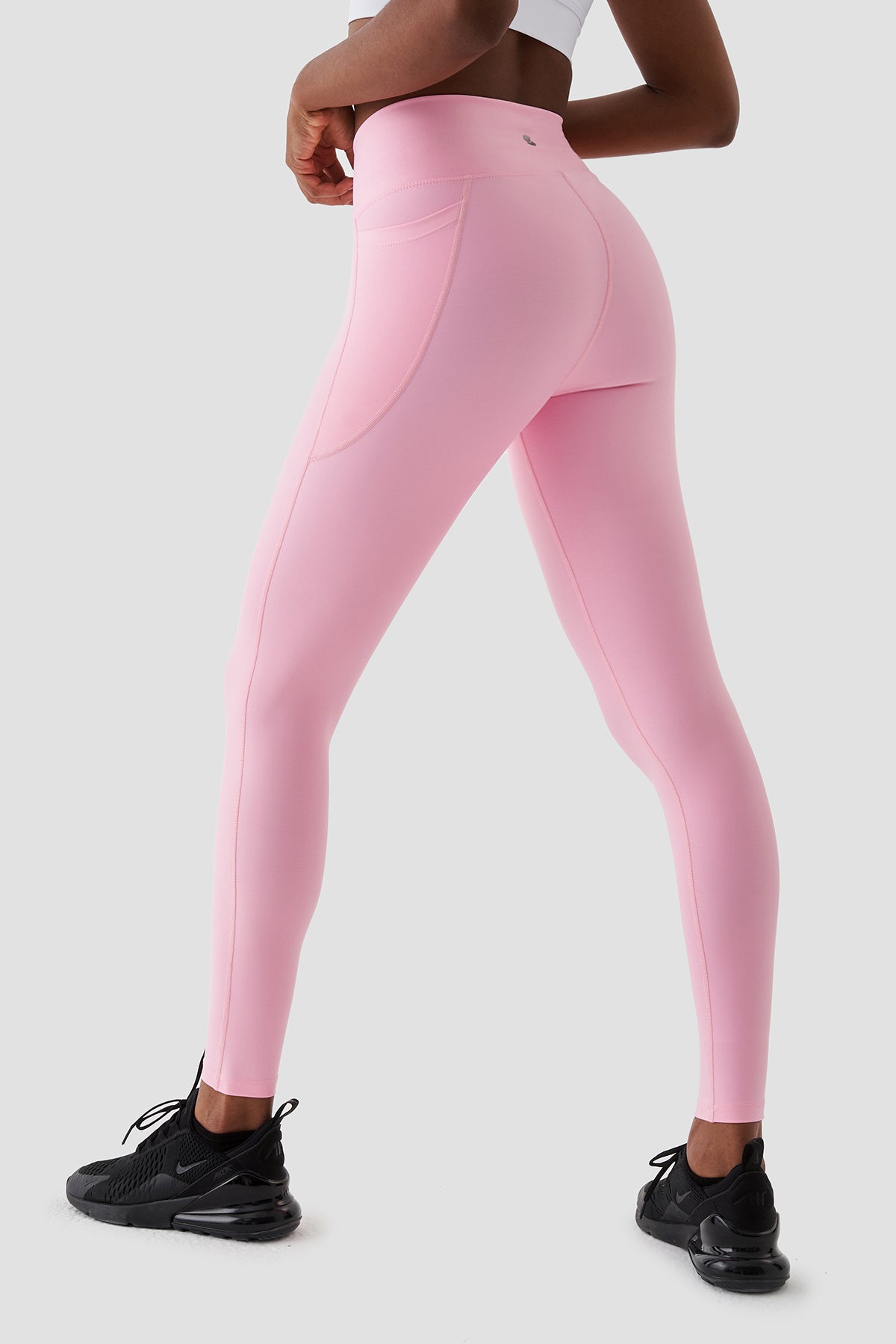Супер-стягащ спортен клин с V-образна талия DARIA PINK